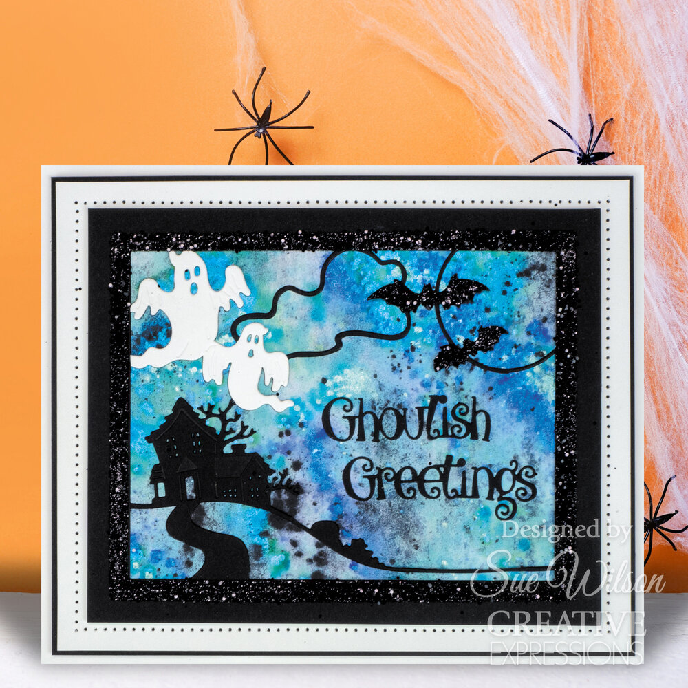 Creative Expressions Sue Wilson Craft Die Ghoulish Greetings (CEDME141) (OUTLET) Creative Expressions Sue Wilson Craft Die Ghoulish Greetings (CEDME141) (OUTLET)