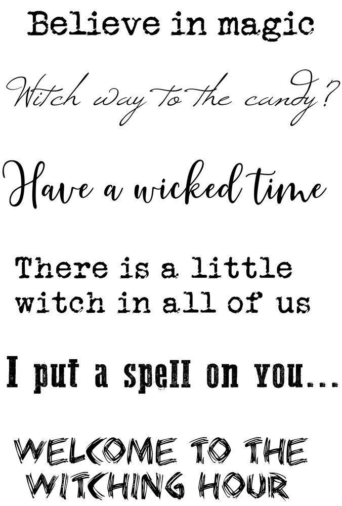 Woodware Spell Time Clear Stamps (FRM067) (OUTLET)