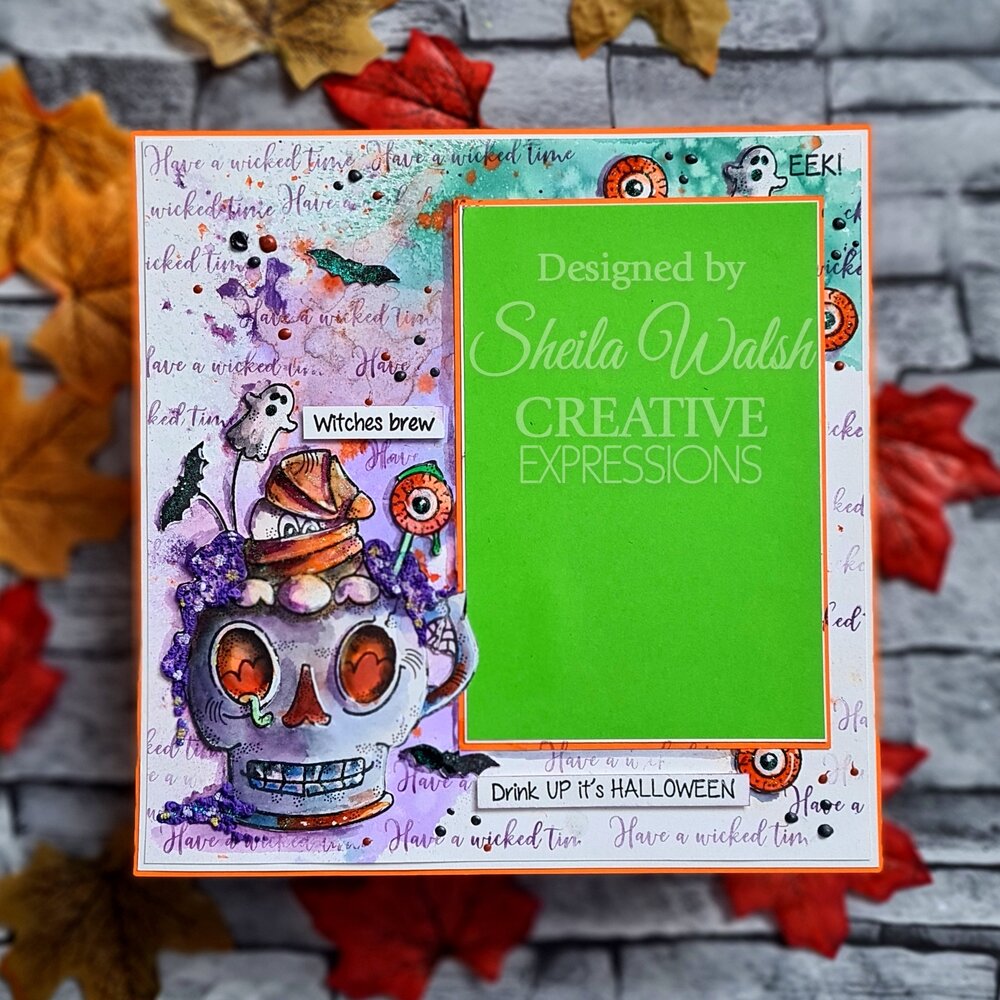 Woodware Spooky Cup Clear Stamps (FRS1009) (OUTLET) Woodware Spooky Cup Clear Stamps (FRS1009) (OUTLET)