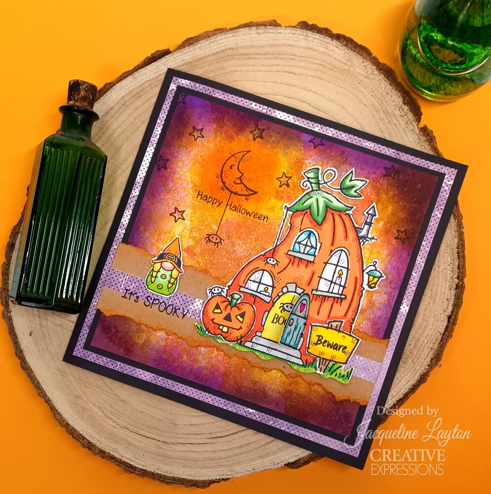 Woodware Pumpkin House Clear Stamps (FRS1011) (OUTLET) Woodware Pumpkin House Clear Stamps (FRS1011) (OUTLET)