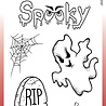 Woodware Spooky Goings On Clear Stamps (JGS846) (OUTLET) Woodware Spooky Goings On Clear Stamps (JGS846) (OUTLET)