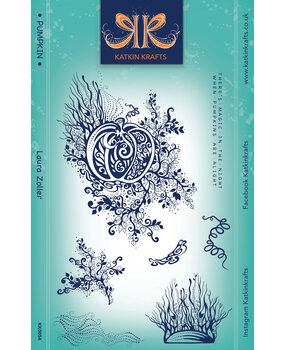 Katkin Krafts Pumpkin A5 Clear Stamp Set (KK0054) (OUTLET)