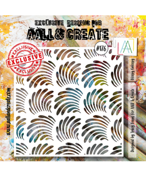 Aall and Create Stencil 6x6 Inch Bloopy Galoopy (AALL-PC-176) (DISCONTINUED)