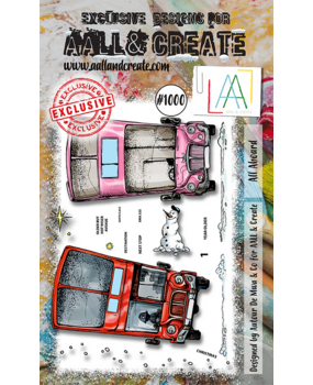 Aall and Create Stamp Set A6 All Aboard (AALL-TP-1000) (DISCONTINUED)