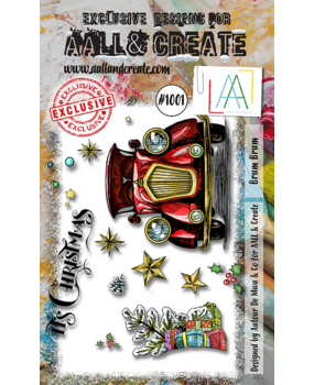 Aall and Create Stamp Set A6 Brum Brum (AALL-TP-1001) (DISCONTINUED)