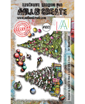 Aall and Create Stamp Set A6 Fir Wonderland (AALL-TP-1002) (DISCONTINUED)