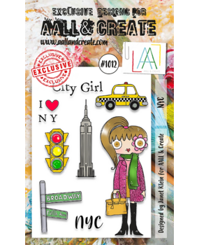 Aall and Create Stamp Set A6 NYC (AALL-TP-1012) (DISCONTINUED)