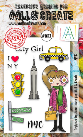 Aall and Create Stamp Set A6 NYC (AALL-TP-1012) (DISCONTINUED)