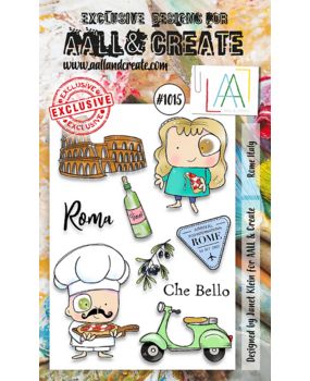 Aall and Create Stamp Set A6 Rome Italy (AALL-TP-1015) (DISCONTINUED)