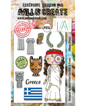 Aall and Create Stamp Set A6 Athens Greece (AALL-TP-1016) (DISCONTINUED)