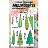 Aall and Create Stamp Set A6 Peace Trees (AALL-TP-949) (DISCONTINUED)