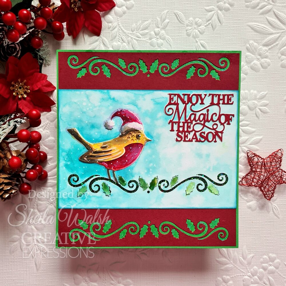 Creative Expressions Cathie Shuttleworth Paper Cuts Cut & Lift Festive Trio (CEDPC1237) (OUTLET)