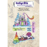 IndigoBlu Winter Lodge A6 Rubber Stamp (IND1152) (OUTLET)