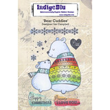 IndigoBlu Bear Cuddles A6 Rubber Stamp (IND1155) (OUTLET)