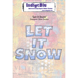 IndigoBlu Let It Snow A6 Rubber Stamp (IND1159) (OUTLET)