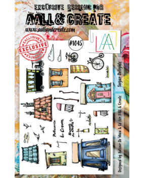 Aall and Create Stamp Set A5 Sugar Delights (AALL-TP-1045) (DISCONTINUED)