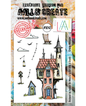 Aall and Create Stamp Set A6 Crazy Maison (AALL-TP-1047) (DISCONTINUED)