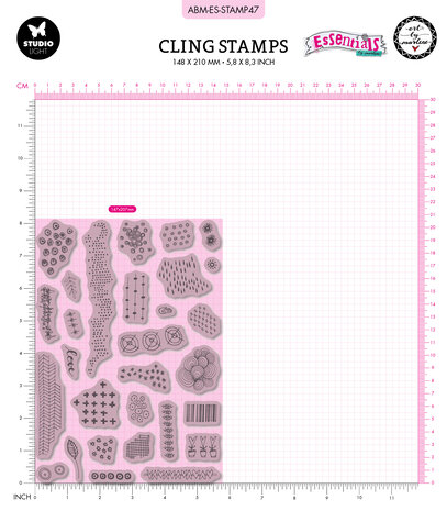 Art By Marlene Essentials Cling Stamps Exclusive Textures (ABM-ES-STAMP47) (BASIC) Art By Marlene Essentials Cling Stamps Exclusive Textures (ABM-ES-STAMP47) (BASIC)