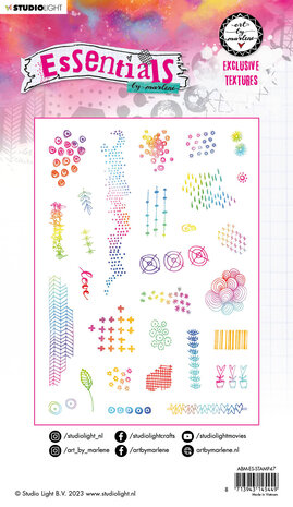 Art By Marlene Essentials Cling Stamps Exclusive Textures (ABM-ES-STAMP47) (BASIC) Art By Marlene Essentials Cling Stamps Exclusive Textures (ABM-ES-STAMP47) (BASIC)