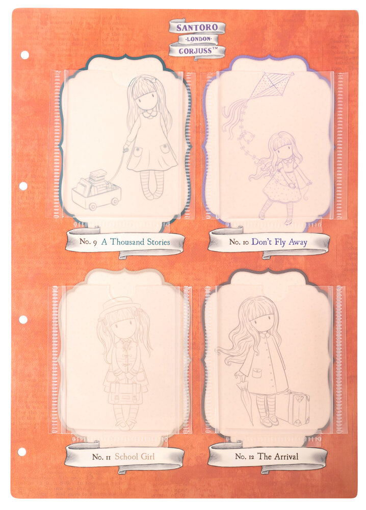 Studio Light Gorjuss Pocket Sheet no. 9-12 (GOR-ES-SS03) (OUTLET) Studio Light Gorjuss Pocket Sheet no. 9-12 (GOR-ES-SS03) (OUTLET)