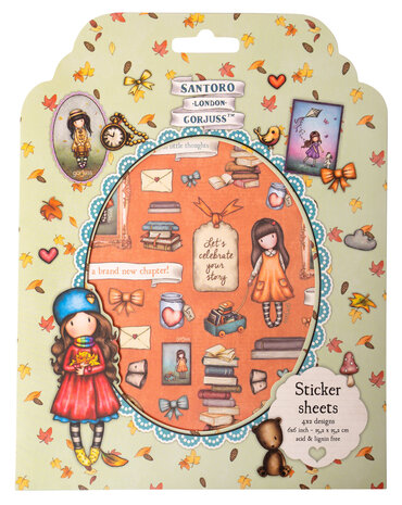 Studio Light Gorjuss Sticker Sheets (GOR-ES-STIC10) (OUTLET) Studio Light Gorjuss Sticker Sheets (GOR-ES-STIC10) (OUTLET)