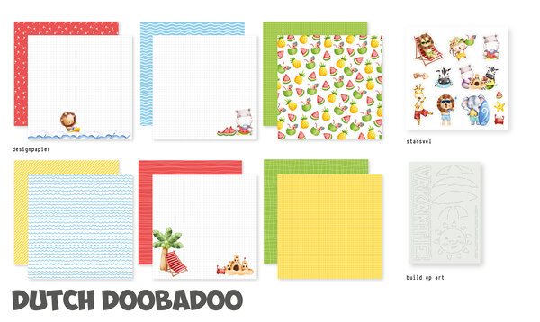 Dutch Doobadoo Crafty Kit Dagje Strand (473.005.047) (DISCONTINUED) Dutch Doobadoo Crafty Kit Dagje Strand (473.005.047) (DISCONTINUED)