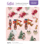 Crafter's Companion 3D Topper Pad Traditional Christmas (CC-CRE-DTPAD9-TCH) (OUTLET)
