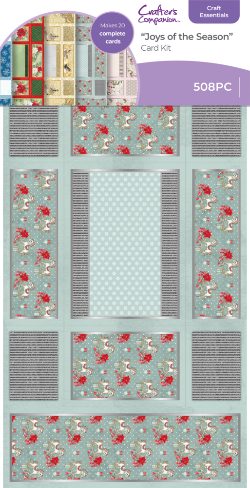 Crafter's Companion Concertina Shutter Card Kit Joys of the Season (CC-KIT-CSC-JOTS) (OUTLET) Crafter's Companion Concertina Shutter Card Kit Joys of the Season (CC-KIT-CSC-JOTS) (OUTLET)