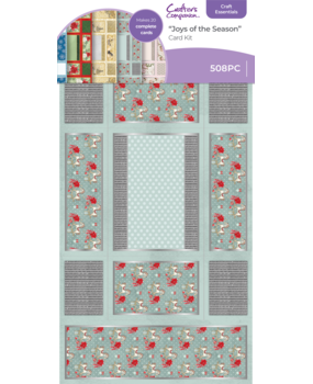 Crafter's Companion Concertina Shutter Card Kit Joys of the Season (CC-KIT-CSC-JOTS) (OUTLET)