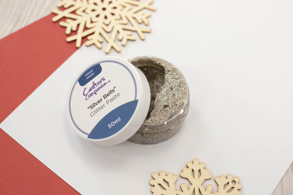 Crafter's Companion Mixed Media Glitter Paste Silver Bells (CC-MME-GLIPA-SIBE) (OUTLET)