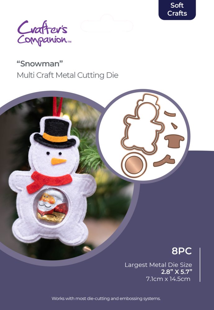 Gemini Multi Craft Festive Treat Dies Snowman (GEM-MCD-FTW-SNW) (DISCONTINUED)