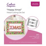 Gemini Festive Frames & Sentiments Die Happy Xmas (GEM-MD-ELE-HAXM) (DISCONTINUED)