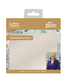 Crafter's Companion Sara Signature The Snow Queen Lightweight Pearl Paper (S-SQ-LPEARL) (OUTLET)