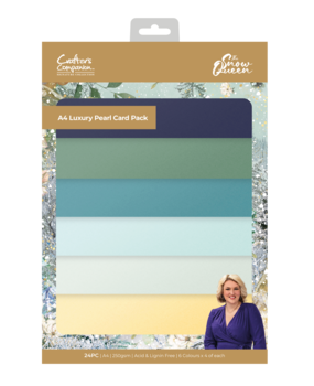 Crafter's Companion Sara Signature The Snow Queen Luxury Pearl Card A4 (S-SQ-PEARL-A4) (OUTLET)