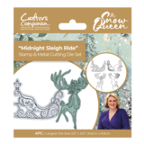 Crafter's Companion Sara Signature The Snow Queen Stamp and Die Midnight Sleigh Ride (S-SQ-STD-MSLR) (OUTLET)