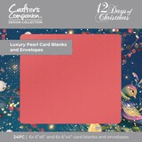 Crafter's Companion Twelve Days of Christmas Pearl Card Blanks & Envelopes (TDC-CBLEN) (OUTLET)