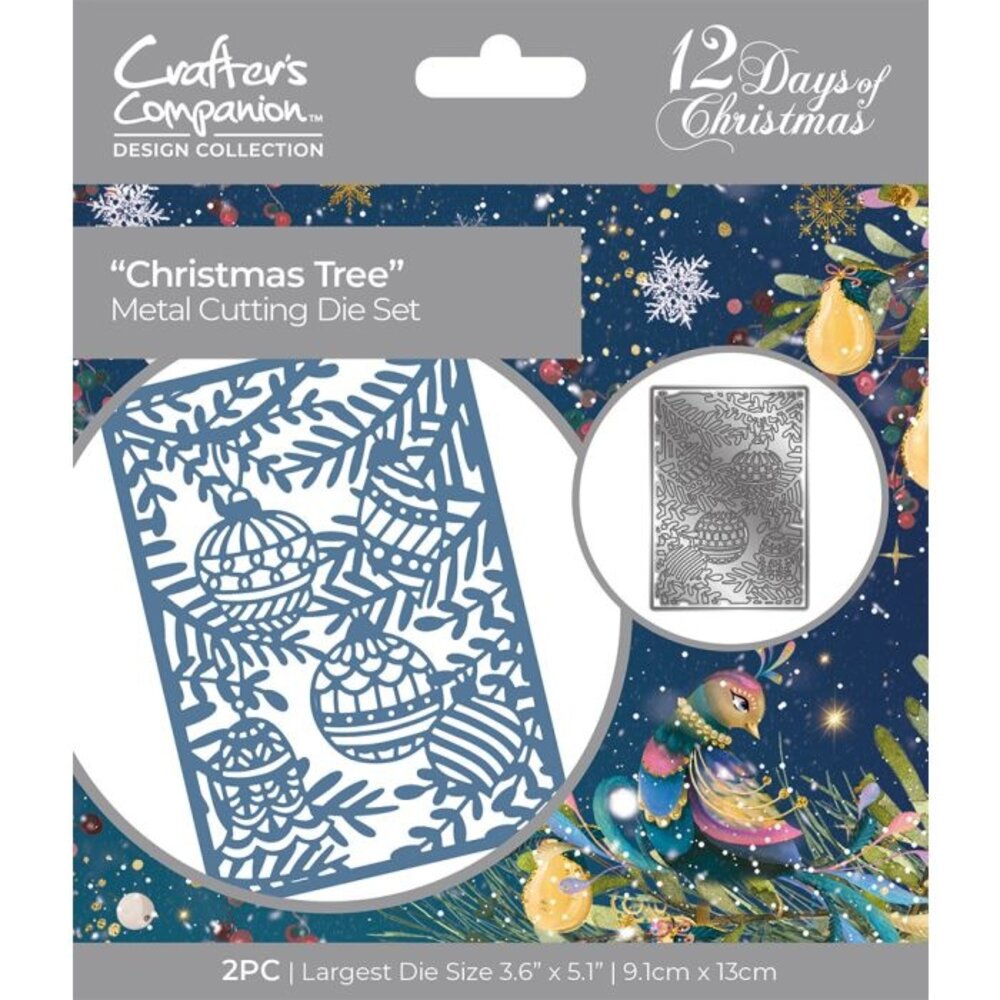 Crafter's Companion Twelve Days of Christmas Metal Die Create a Card Christmas Tree (TDC-MD-CAD-CT) (OUTLET)