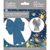 Crafter's Companion Twelve Days of Christmas Metal Die Vintage Christmas Bow (TDC-MD-VCB) (OUTLET)