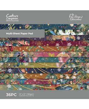 Crafter's Companion Twelve Days of Christmas 12x12 Inch Paper Pad (TDC-PAD12) (OUTLET)