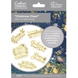 Crafter's Companion Twelve Days of Christmas Pre-cut Elements Christmas Cheer (TDC-QPCE-CHCH) (OUTLET)