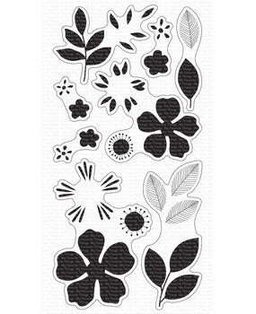 My Favorite Things Flashy Florals Clear Stamps (CS-810) (OUTLET)