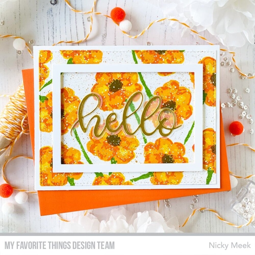 My Favorite Things Watercolor Flowers Clear Stamps (CS-812) (OUTLET) My Favorite Things Watercolor Flowers Clear Stamps (CS-812) (OUTLET)