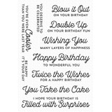 My Favorite Things Twice the Wishes Clear Stamps (CS-817) (OUTLET)