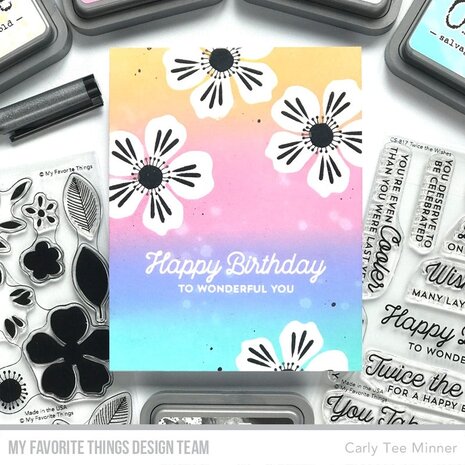 My Favorite Things Twice the Wishes Clear Stamps (CS-817) (OUTLET)