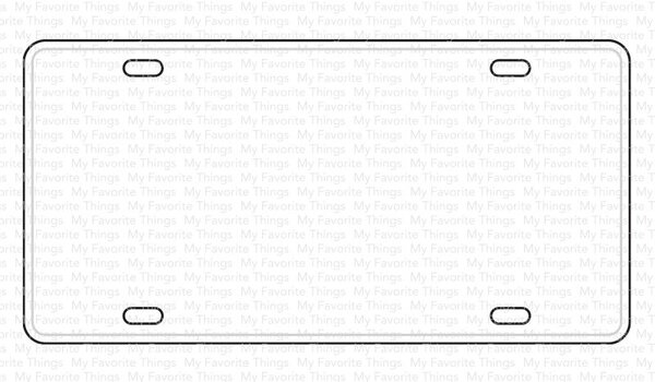 My Favorite Things Vanity License Plate Die-namics (MFT-2589) (OUTLET) My Favorite Things Vanity License Plate Die-namics (MFT-2589) (OUTLET)