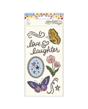 American Crafts Moonlight Magic Clear Stamps (9pcs) (34022046) (OUTLET) American Crafts Moonlight Magic Clear Stamps (9pcs) (34022046) (OUTLET)