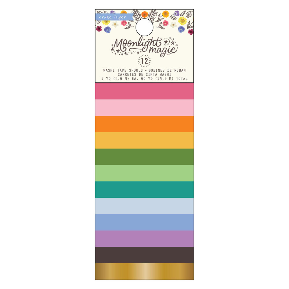 American Crafts Moonlight Magic Washi Tape (12pcs) (34022049) (OUTLET) American Crafts Moonlight Magic Washi Tape (12pcs) (34022049) (OUTLET)