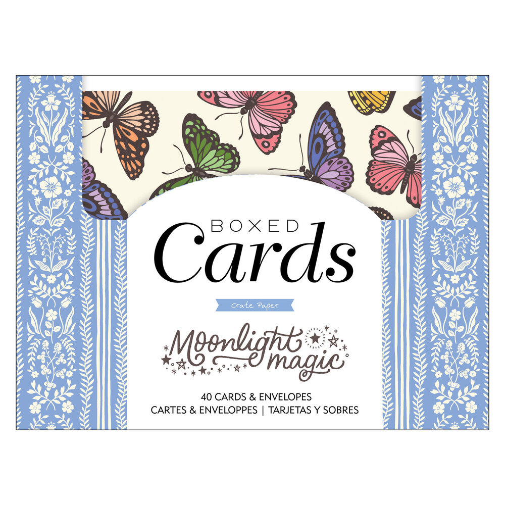 American Crafts Moonlight Magic Boxed Cards (80pcs) (34022051) (OUTLET)
