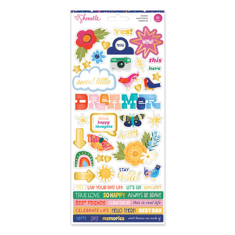 American Crafts Shimelle Laine Main Character Energy 6x12 Inch Stickers (96pcs) (34022107) (OUTLET) American Crafts Shimelle Laine Main Character Energy 6x12 Inch Stickers (96pcs) (34022107) (OUTLET)