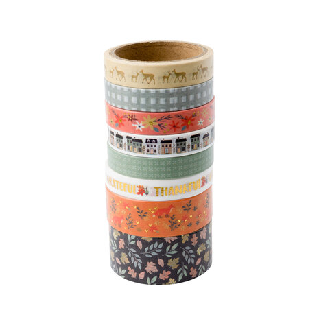 American Crafts Farmstead Harvest Washi Tape Gold Foil (8pcs) (34024728) (OUTLET) American Crafts Farmstead Harvest Washi Tape Gold Foil (8pcs) (34024728) (OUTLET)